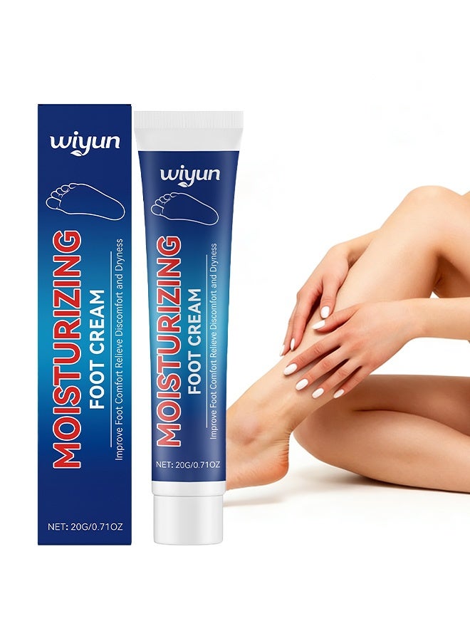 WIYUN Moisturizing Foot Cream - Daily Care for Feet - Soft and Smooth Moisture-Laden, Refreshing and Light Texture - 20g